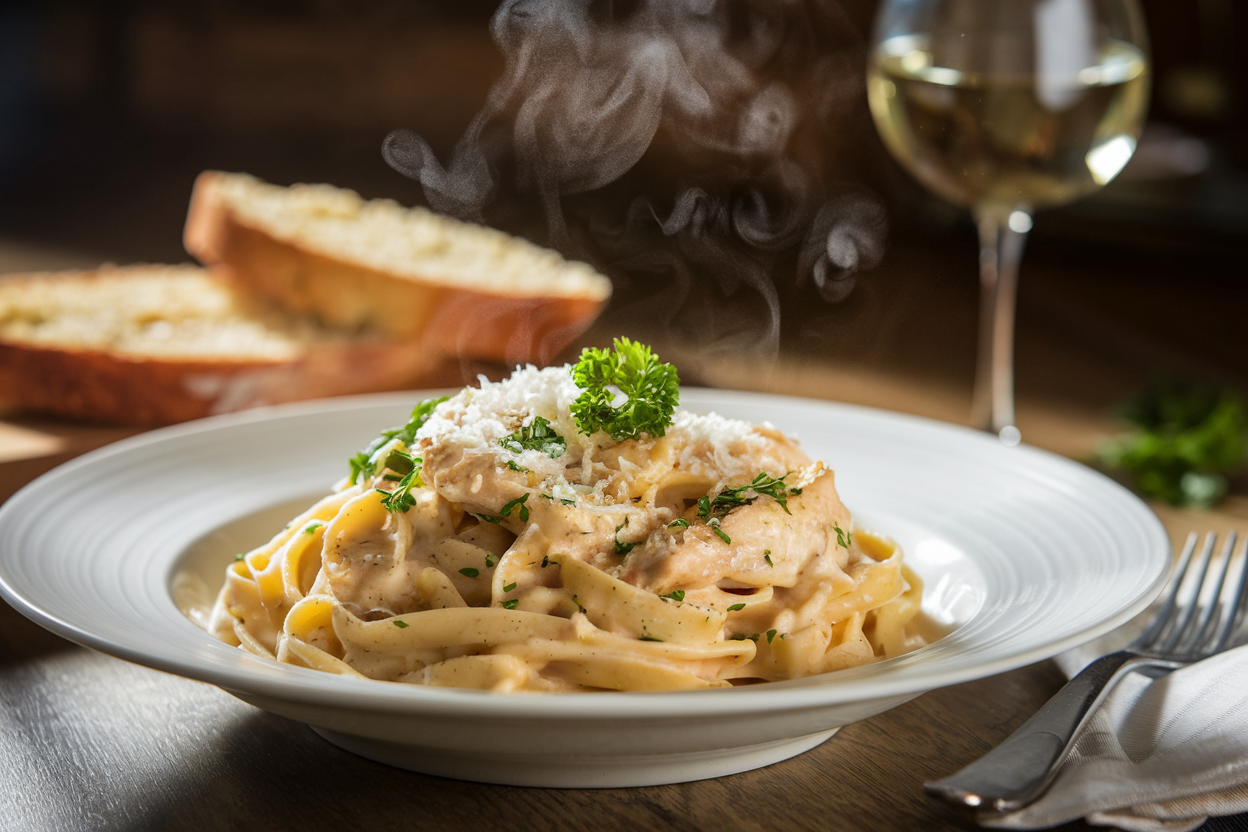 Garlic Parmesan Chicken Pasta