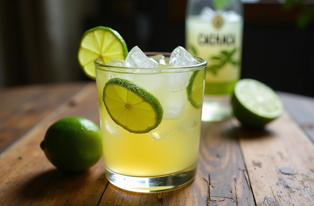 caipirinha served in a short glass