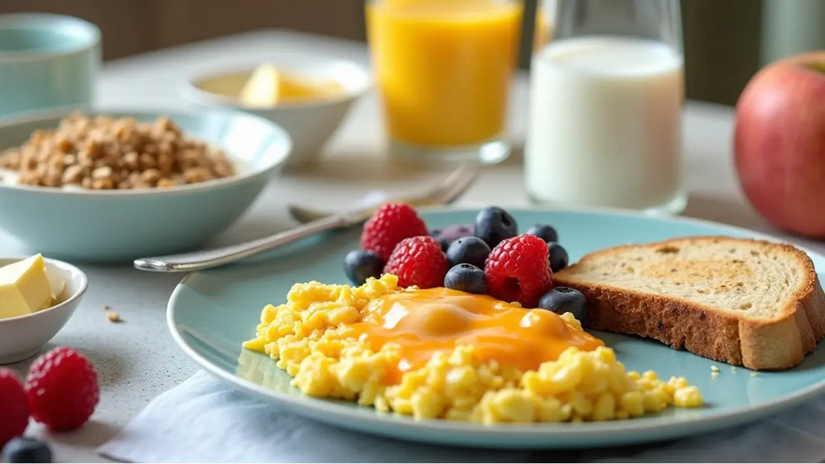 breakfast table