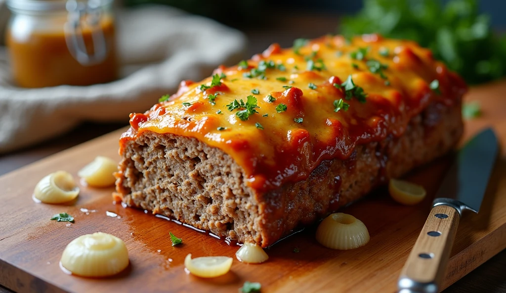 French onion meatloaf