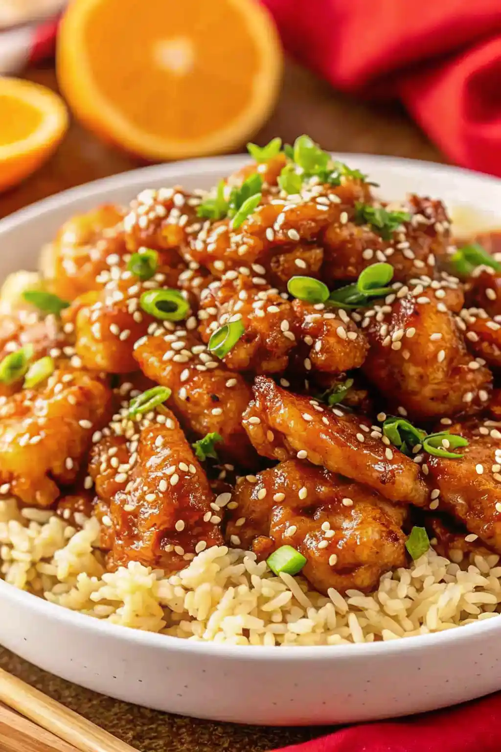 Crockpot orange chicken