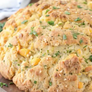 cheddar herb irish soda bread