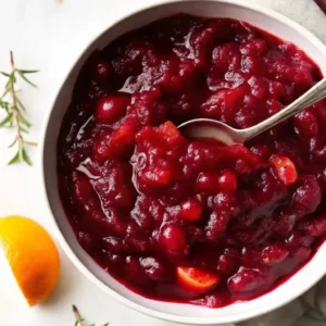 homemade cranberry sauce