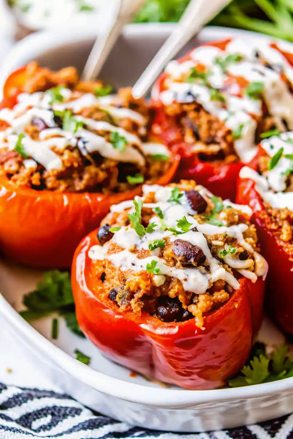 crockpot stuffed peppers