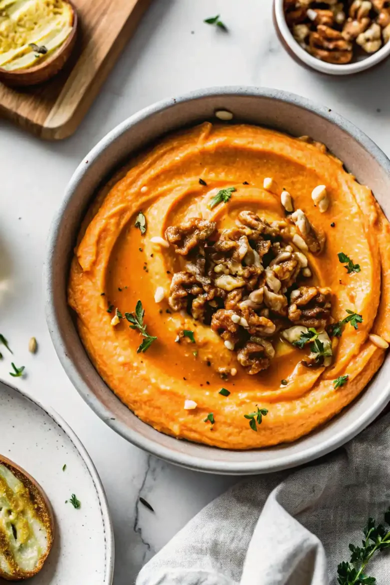 pumpkin whipped feta dip