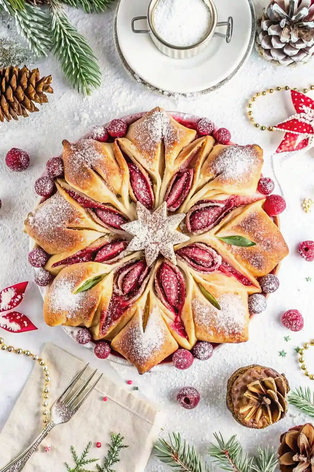 cranberry star bread