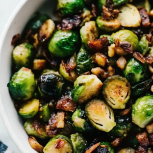 maple bacon Brussels sprouts