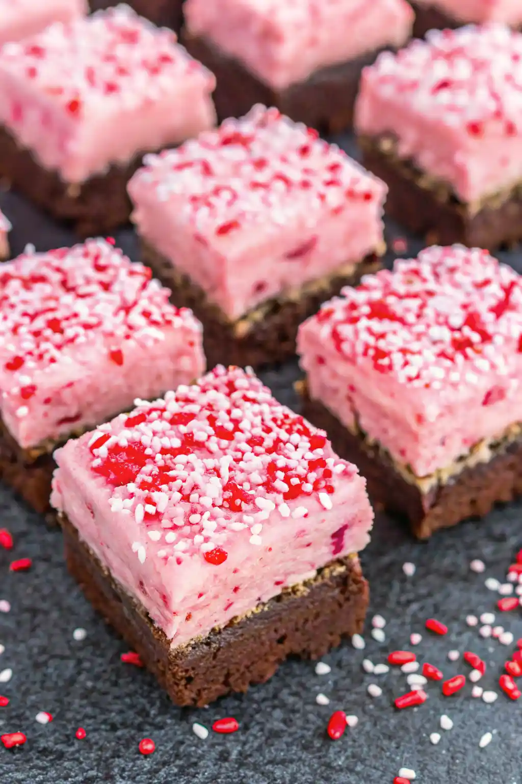 Frosted Peppermint Brownies: Fudgy Chocolate with Festive Peppermint Frosting 4 Peppermint brownies