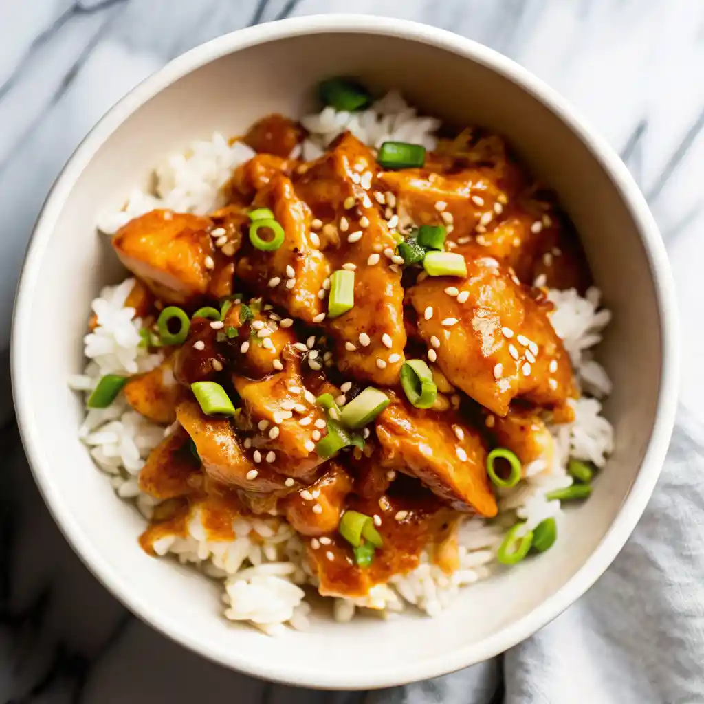 Honey Garlic Slow Cooker Chicken Thighs (Easy "Dump and Go" Dinner) 4 Chicken Thighs