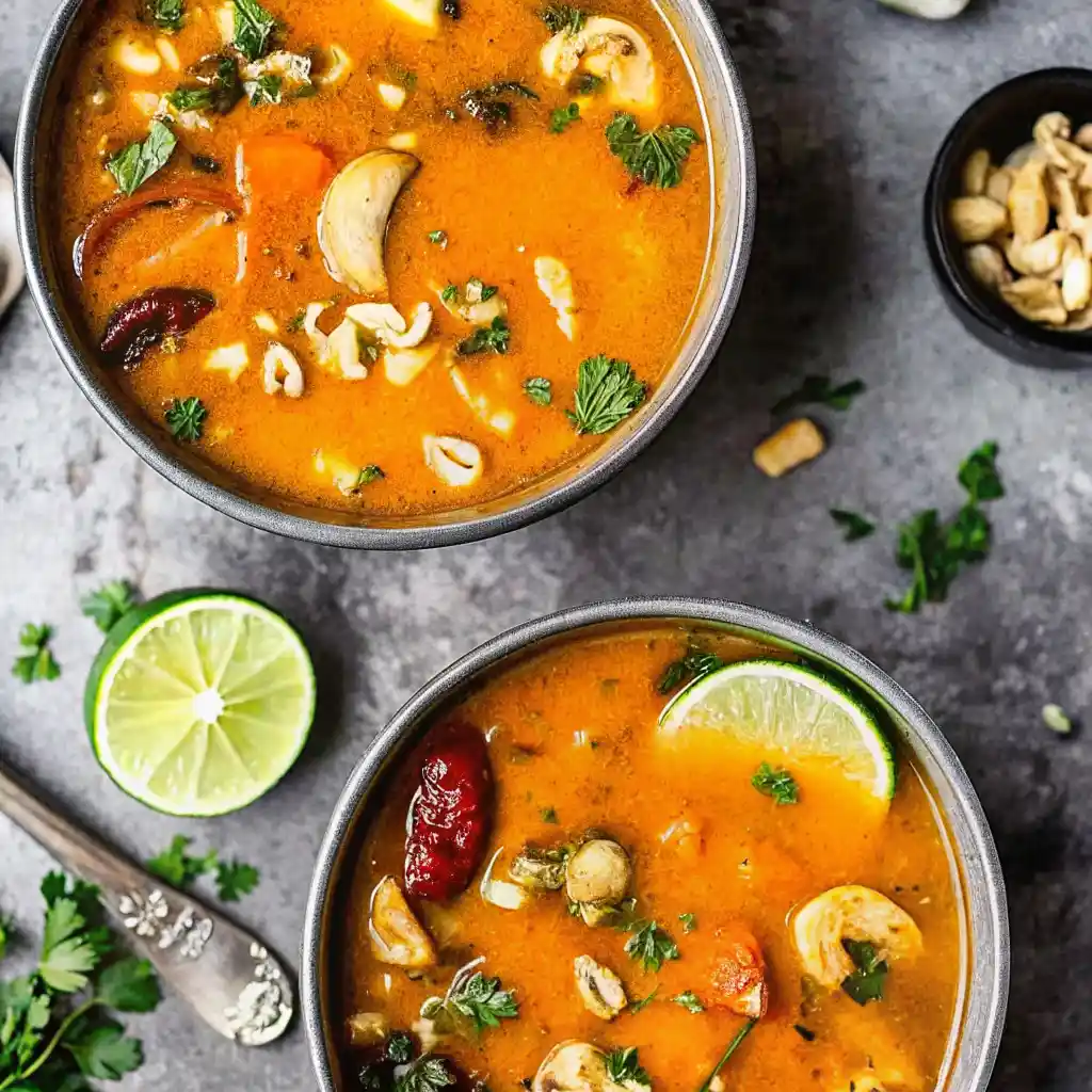Slow Cooker Thai Chicken Soup (Creamy & Healthy) 4 Slow Cooker
