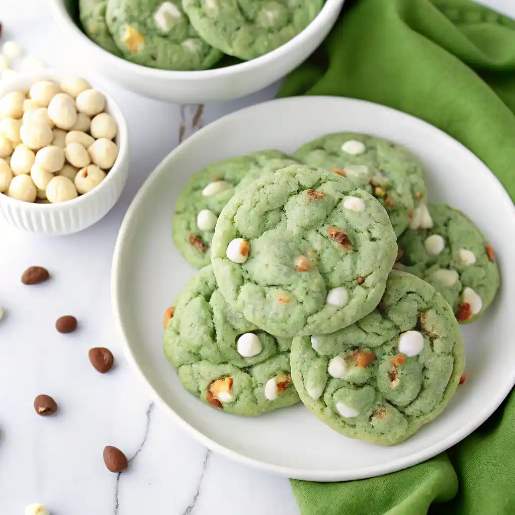 Soft Pistachio Pudding Cookies (The Ultimate Chewy Gourmet Recipe) 3 Pistachio Pudding Cookies