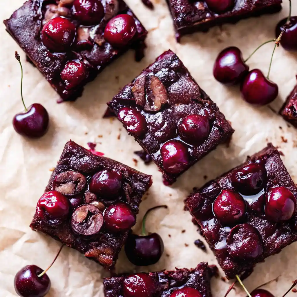 Decadent Roasted Cherry Brownies (The Ultimate Fudgy Brown Butter Recipe) 3 Roasted Cherry Brownies